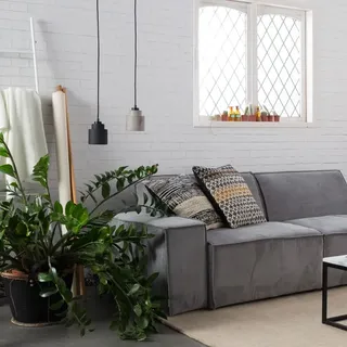 ZUIVER Left 1-flg. E27 0,00 cm Beton/Grau