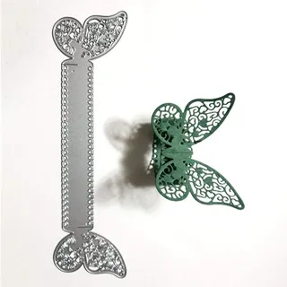 Mothcattl Stanzschablone, Serviettenring, Schmetterling, Metall, zum Basteln von Karten, zum Basteln von Sammelalben, Alben, Papierkarten, Bastelzubehör...