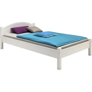 Idimex Massivholzbett 90 x 200 cm Weiß