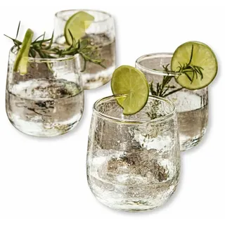 Mirabeau Glas Glas 4er Set Valters klar, Glas weiß