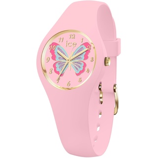 ICE-Watch ICE Fantasia Butterfly rosy - Rosa Mädchenuhr mit Plastikarmband - 021954