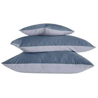 Hessnatur Bettwäsche aus reiner Bio-Baumwolle, Web, 1 teilig blau