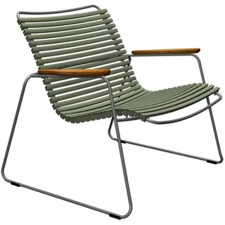 Houe CLICK Roomy Gartenstuhl 75,5 x 75 x 73 cm olivgrün
