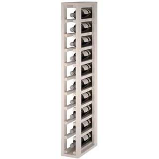 Winerex ELVIO - 10 Flaschen (1/6 Modul) - Weiß gebeizte Kiefer