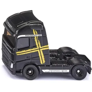 siku 1543, Volvo FH16 Performance Zugmaschine, Schwarz, Metall/Kunststoff, Bereifung aus Gummi, Kombinierbar mit siku Aufliegern im Maßstab 1:87