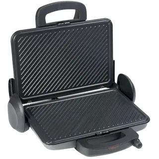 Bestron Kontaktgrill Grau 1800 W Mit Einstellbarer Leistung