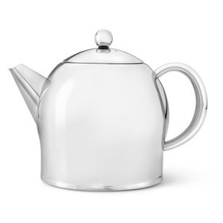 Bredemeijer Tee-Kanne Minuet Santhee, Edelstahl, doppelwandig, silber glänzend, 1,4 l