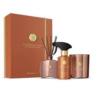 Rituals Pflege-Geschenkset Rituals Private Collection Suede Vanilla Gift Set L 2025, 3-tlg., Duftkerze, Duftstäbchen & Raumduft – Vanille, Kardamom & Patchouli