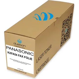 2x KXFA54X, KX-FA54X Duston Fax Folie kompatibel zu Panasnic KX-FB143 141 145 148 KX-FC238 243 KX-FP 148 KX-FPG376 377 381