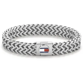 Tommy Hilfiger Armband Schmuck Edelstahl Armschmuck, mit Emaille blau|rot|silberfarben