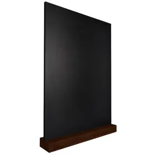ALLboards Doppelseitige A4 Kleine Tafel mit Staffelei 33 x 21 cm Schwarz