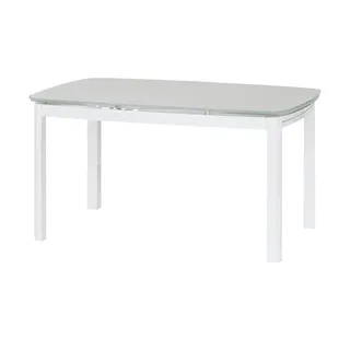 Primo Glastisch ausziehbar Terry ¦ weiß ¦ Maße (cm): B: 90 H: 75,5