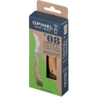 Opinel Pilzmesser - Sandvik Stahl - Buchenholz - Wildschweinborsten