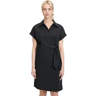 Cartoon Wickelkleid Schwarz 38