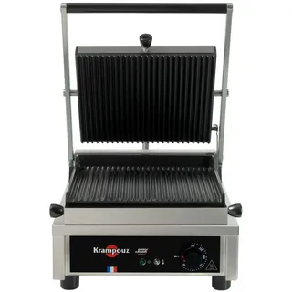 Panini-Kontaktgrill Klein gerippt-gerippt