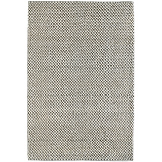 Linea Natura Handwebteppich, Creme, Textil, Struktur, quadratisch, 120x170 cm, für Fußbodenheizung geeignet, Teppiche & Böden, Teppiche, Moderne Teppiche