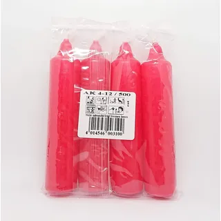 Kerzen-Adventskalender rote 23 mm, Beutel à 4 Stück