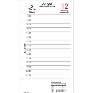Bind, Kalender, Ersatzkalender 2024 fr Terminplaner A6, Modell 10603 (A6)