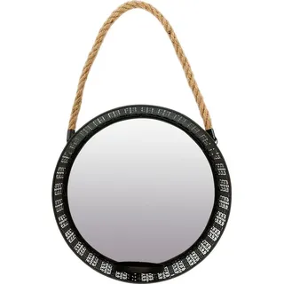 Myflair Möbel & Accessoires Spiegelwandblaker Andschana, schwarz (1-St), Landhaus, rund schwarz