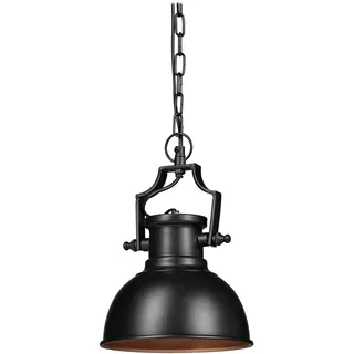 Relaxdays Industrial Style 1-flg. 21 cm schwarz