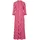 Yas Yassavanna Langarmkleid Shirtkleid Streifen Cyclamen/Bittersweet L