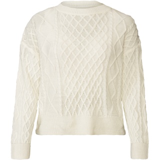 esmara® Damen Pullover Grobstrick (L(44/46), weiß)