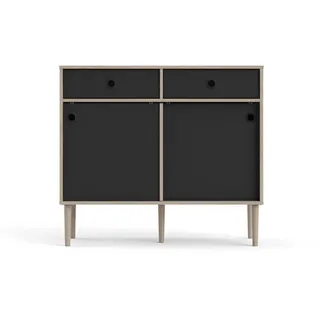 VCM Penny 99 x 41 x 89 cm Schwarz