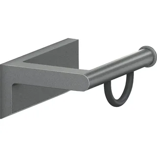 Normbau Papierrollenhalter Serie Cavere aus Alu., Anthrazit-Metallic, 95, BxH:130x92mm, mit Befestigung