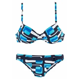 KangaROOS Bügel-Bikini Damen Blau 40 Cup E