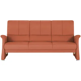 himolla Vorziehsofa aus Echtleder 6001 ¦ orange ¦ Maße (cm): B: 210 H: 102 T: 86.0