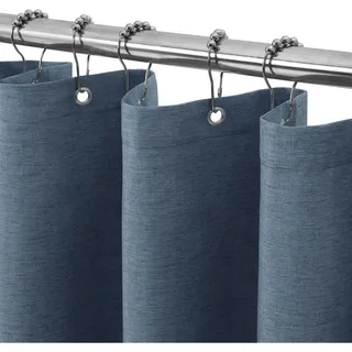 luxuskollektion Duschvorhang 182 x 92 cm Marineblau