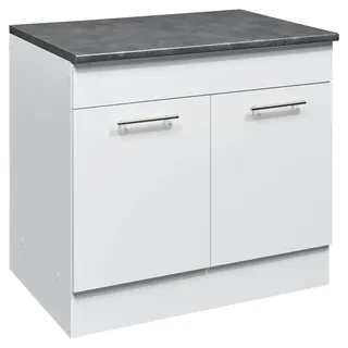 Stella Trading Spülenschrank 100 x 90 x 60 cm Grau