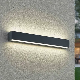 ARCCHIO Außenwandleuchte Aluminium 6,0 cm grau 2-flammig