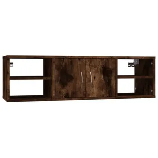vidaXL Wandregal Räuchereiche 102x30x29 cm Holzwerkstoff