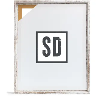 Stallmann Design Schattenfugenrahmen für Keilrahmen | 30x45 cm | Vintage | MDF Rahmen für Leinwände mit Tiefeneffekt | mit Montagezubehör | Rahmen ohne Glas und Rückwand