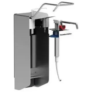 CWS Universalspender 500 Aluminium eloxiert mit entnehmbarer Edelstahl-Pumpe, gerades Ansaugrohr X107660