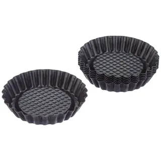Kaiser Tortelett Patisserie 6tlg. Edelstahl Schwarz