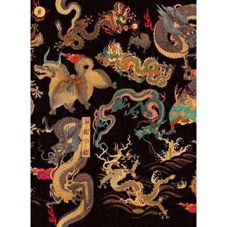Tapete Dragons of Tibet von MINDTHEGAP - WP20425