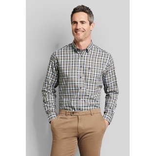 Langarmhemd »Modern Fit«, mit Button-Down-Kragen, Gr. M - Normalgrößen, braun, , 39768436-M Normalgrößen