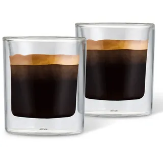Tchibo - 2 Doppelwandige Espresso Gläser - transparent