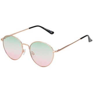 BEZLIT Eyewear Pilotenbrille Rund Form Designer Damen Sonnenbrille (1-St) mit blau, rosa, grün, braun oder schwarzen Linsen grün