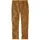 Relaxed Straight Rugged Flex Duck Double-Front Dungaree Hosen Braun W40 L32