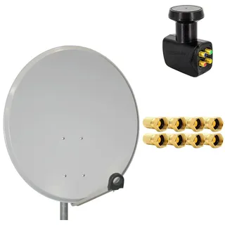 PremiumX 80cm Grau Quad LNB