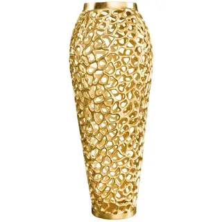 riess-ambiente Vase ABSTRACT LEAF - filigran gold 65cm Handarbeit massiv Dekoration