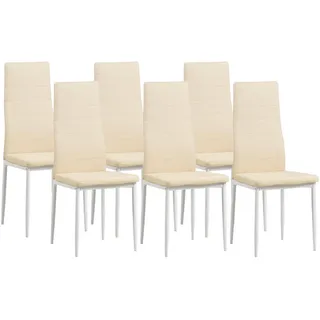 Albatros Esszimmerstuhl Milano Kunstleder beige 6er Set