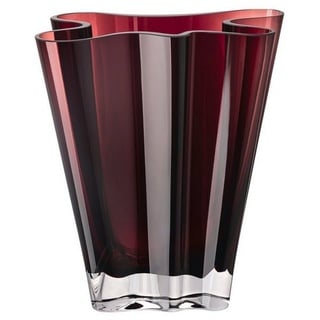 Rosenthal Dekovase Flux violett 20 cm (1 St), aus Glas rot