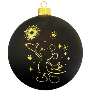 Disney LED Dekolicht Mickey Mouse Weihnachtskugel 15 cm beleuchtet Weihnachtsschmuck, LED fest integriert