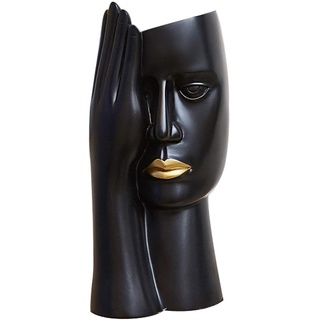 Uziqueif Blumenarrangement Abstrakte Menschliches Gesicht Vase Blumentopf, Kreative Moderne Nordischen Stil, Dekoration Zubehör Fernsehschrank Veranda Weinschrank Wohnzimmer Dekoration