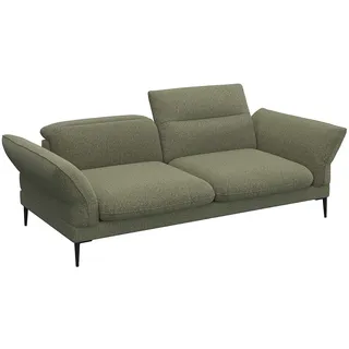 flexlux Couch Polyester 2,5-Sitzer Grün
