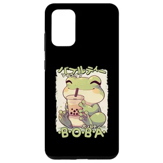 Hülle für Galaxy S20+ Kawaii Frosch Boba Anime Frosch Loving Bubble Tea Neko Toad